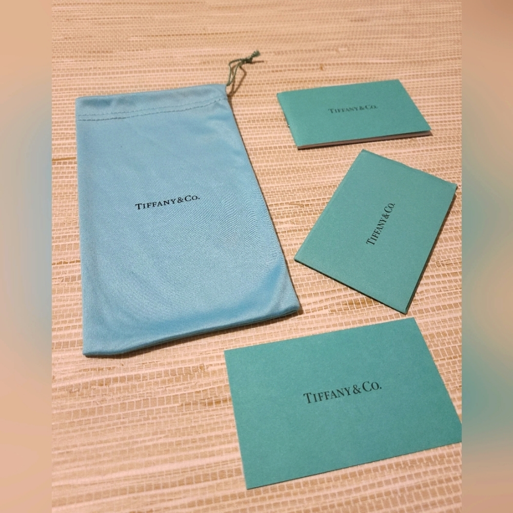 Tiffany Sunglasses Bag and small envelope with authentication insert